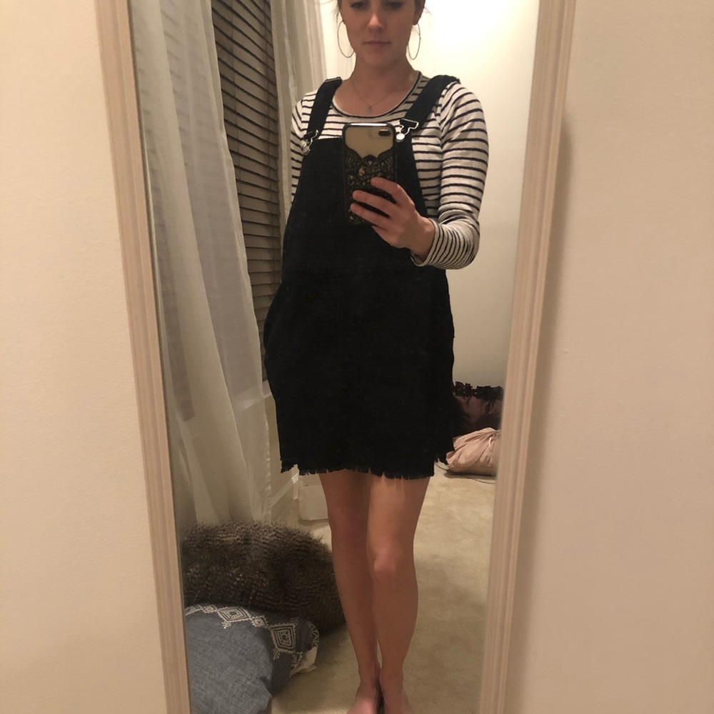 Corduroy Overall Dress